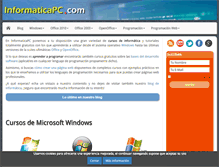 Tablet Screenshot of informaticapc.com